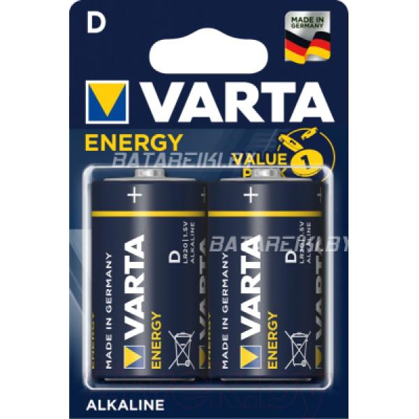 Комплект батареек Varta Energy тип D LR20 / 04120229412