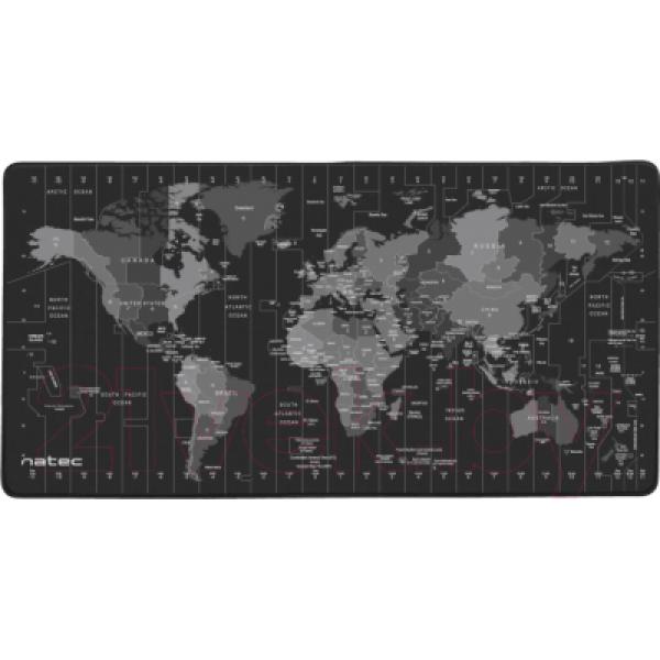 Коврик для мыши Natec Time Zone Map Maxi (NPO-1119)