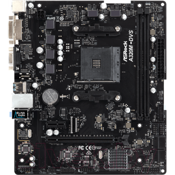 Материнская плата AsRock A320M-DVS R3.0