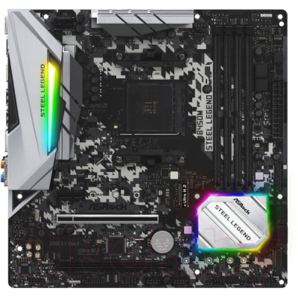 Материнская плата AsRock B450M Steel Legend