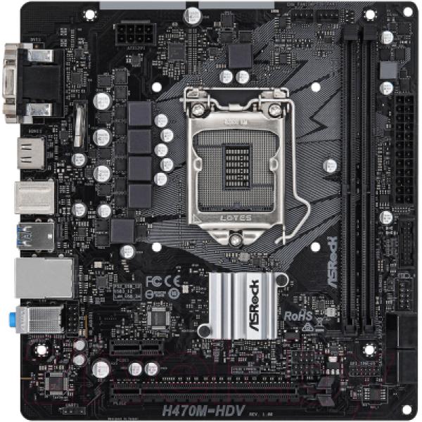 Материнская плата AsRock H470M-HDV