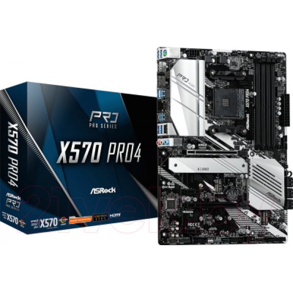 Материнская плата AsRock X570 Pro4