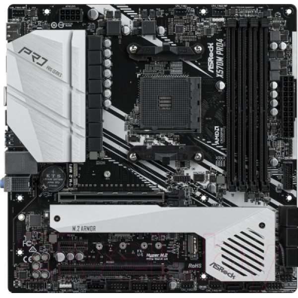 Материнская плата AsRock X570M Pro4