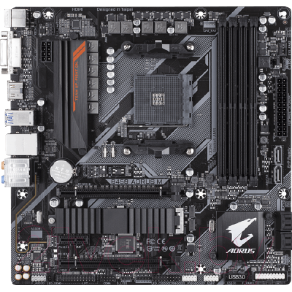 Материнская плата Gigabyte B450 Aorus M