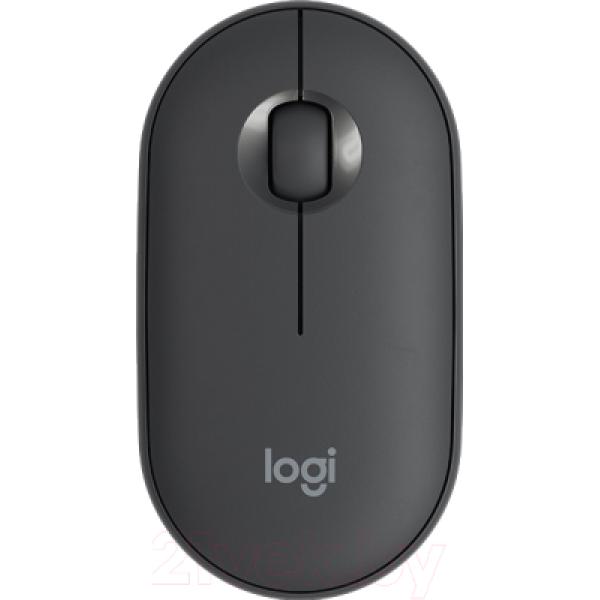 Мышь Logitech Pebble M350 Graphite / 910-005718