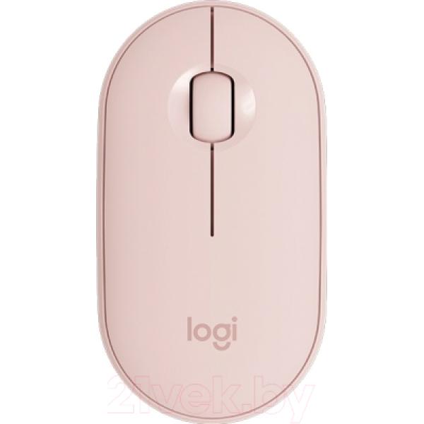 Мышь Logitech Pebble M350 Rose / 910-005717