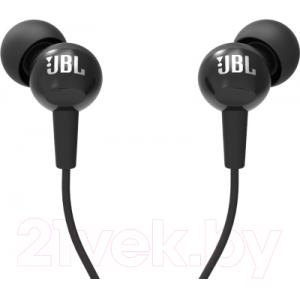 Наушники-гарнитура JBL C100SIU / JBLC100SIUBLK