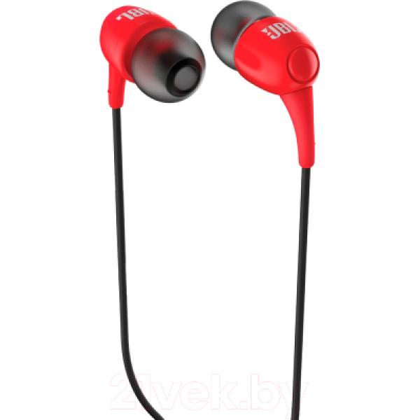 Наушники-гарнитура JBL T100NP / T100REDNP