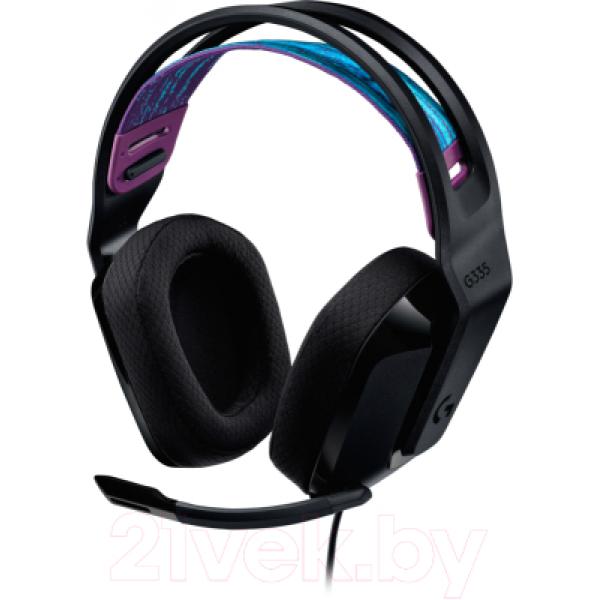 Наушники-гарнитура Logitech G335 Wired Gaming Headset Black / 981-000978