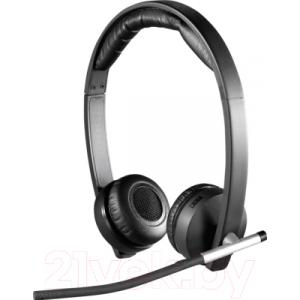 Наушники-гарнитура Logitech Wireless Headset Dual H820e / 981-000517