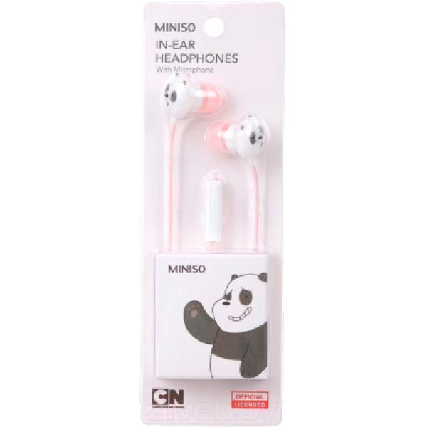 Наушники-гарнитура Miniso We Bare Bears / 8529