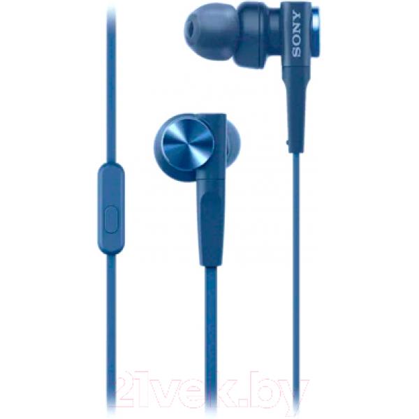 Наушники-гарнитура Sony Extra Bass MDR-XB55AP