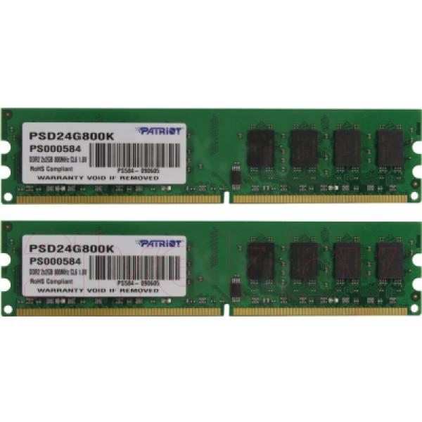 Оперативная память DDR2 Patriot PSD24G800K