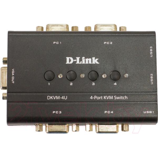 Переключатель портов D-Link DKVM-4U/C2A