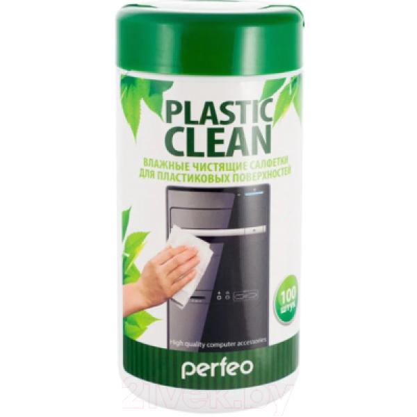 Салфетки для ухода за техникой Perfeo Plastic Clean PF-T/PC-100
