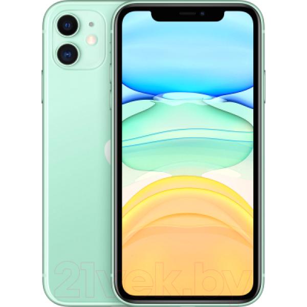 Смартфон Apple iPhone 11 64GB / MHDG3 (зеленый)