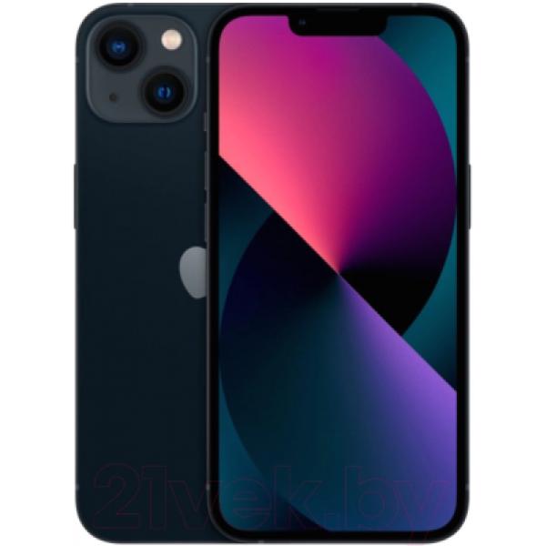 Смартфон Apple iPhone 13 256GB / MLP23 (темная ночь)