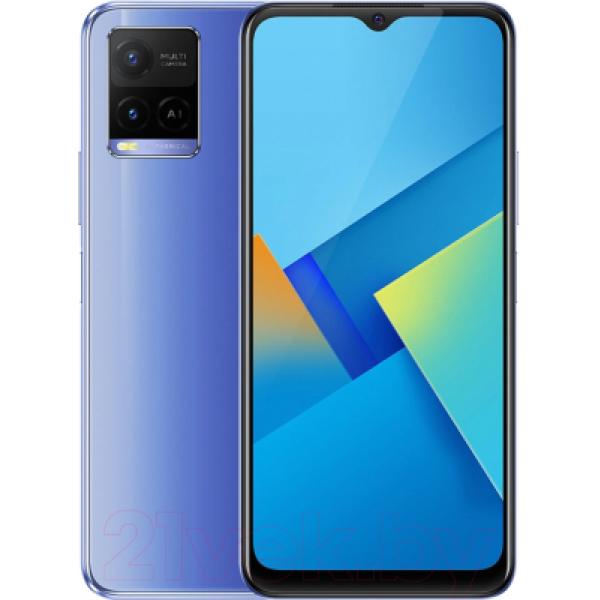 Смартфон Vivo 2111 (Y21) 4GB/64GB (синий металлик)