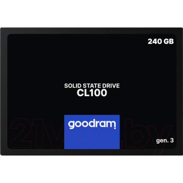 SSD диск Goodram CL100 Gen. 3 240GB (SSDPR-CL100-240-G3)