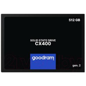 SSD диск Goodram CX400 Gen. 2 512GB (SSDPR-CX400-512-G2)