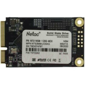 SSD диск Netac 128GB / NT01N5M-128G-M3X