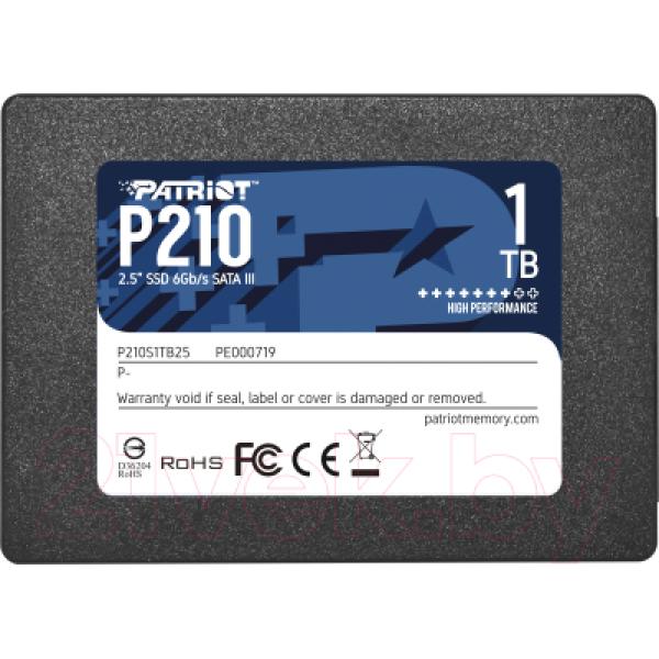 SSD диск Patriot P210 1TB (P210S1TB25)