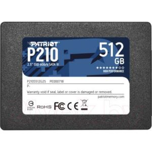 SSD диск Patriot P210 512GB (P210S512G25)