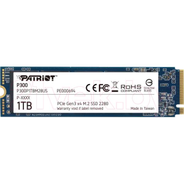 SSD диск Patriot P300 1TB M2 (P300P1TBM28)