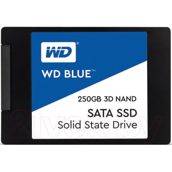 SSD диск Western Digital Blue 3D NAND 250GB (WDS250G2B0A)