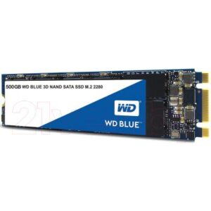 SSD диск Western Digital Blue 3D NAND 500GB (WDS500G2B0B)