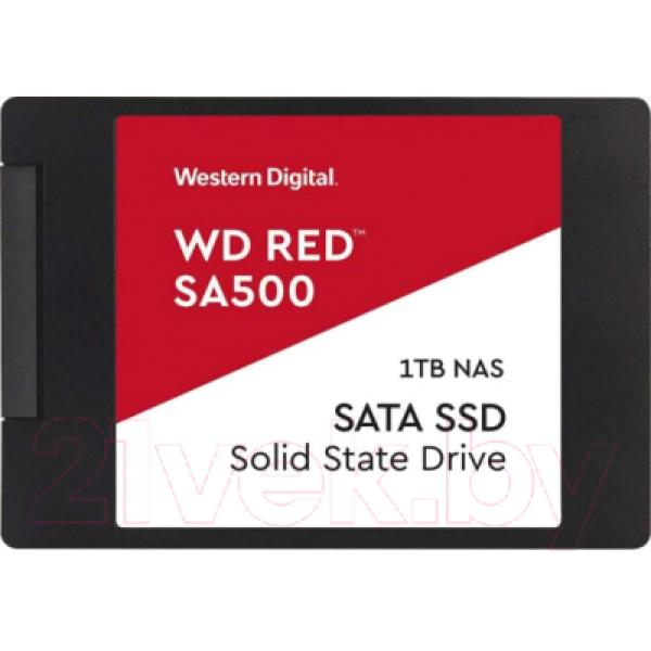SSD диск Western Digital Red 1TB (WDS100T1R0A)