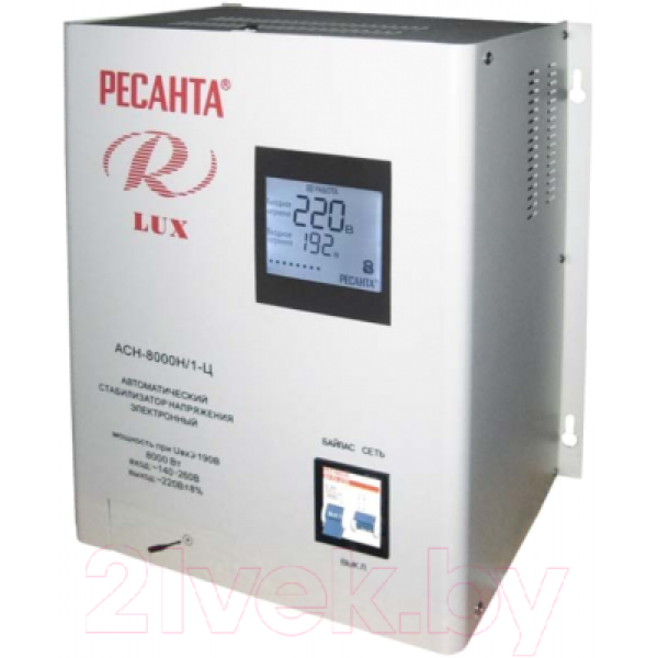 Стабилизатор напряжения Ресанта Lux АСН-8000Н/1-Ц