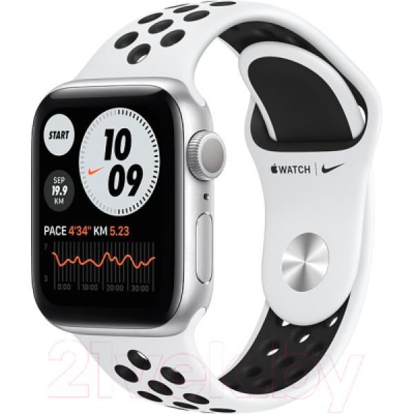 Умные часы Apple Watch Series 6 Nike GPS 40mm / M00T3