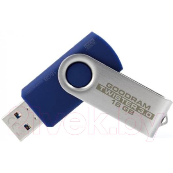 Usb flash накопитель Goodram Twister UTS2 16GB Blue (UTS2-0160NBBBX)