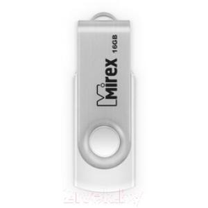 Usb flash накопитель Mirex Swivel White 16GB / 13600-FMUSWT16