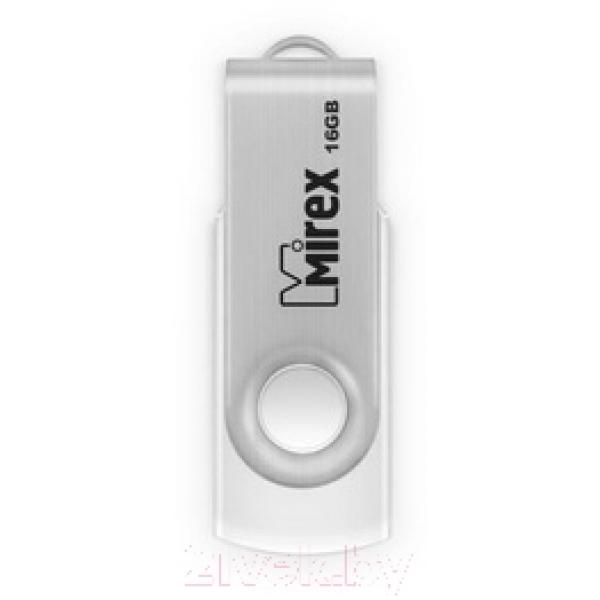 Usb flash накопитель Mirex Swivel White 16GB / 13600-FMUSWT16