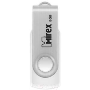 Usb flash накопитель Mirex Swivel White 8GB / 13600-FMUSWT08