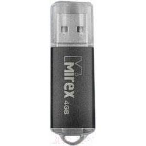 Usb flash накопитель Mirex Unit Black 4Gb / 13600-FMUUND04