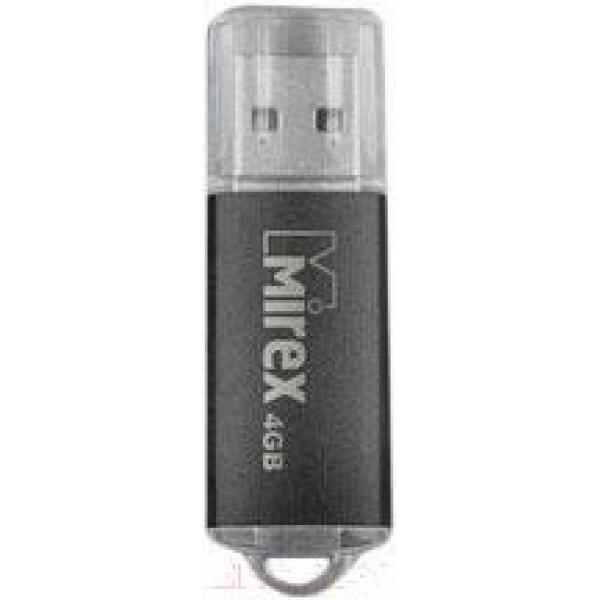 Usb flash накопитель Mirex Unit Black 4Gb / 13600-FMUUND04