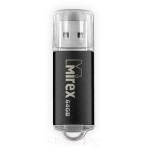 Usb flash накопитель Mirex Unit Black 64GB (13600-FMUUND64)