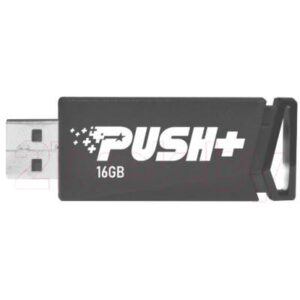 Usb flash накопитель Patriot Push+ 128GB Black (PSF128GPSHB32U)