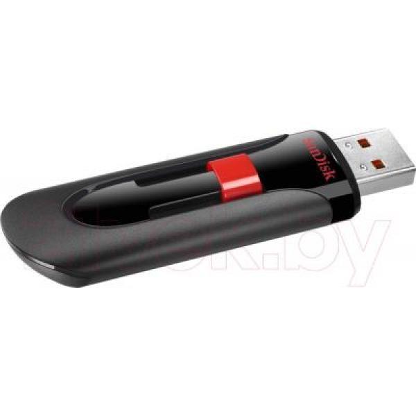 Usb flash накопитель SanDisk Cruzer Glide Black 128GB (SDCZ60-128G-B35)