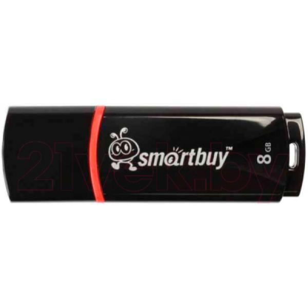 Usb flash накопитель SmartBuy 8GB Crown Black (SB8GBCRi-K)