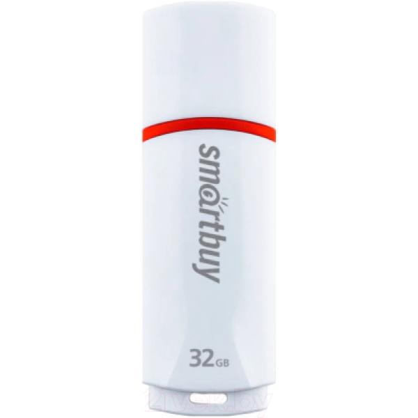 Usb flash накопитель SmartBuy 8GB Crown White (SB8GBCRi-W)