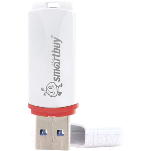 Usb flash накопитель SmartBuy Crown White 64GB (SB64GBCRW-W)