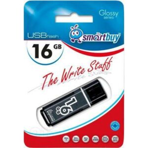 Usb flash накопитель SmartBuy Glossy Black 16GB (SB16GBGS-K)