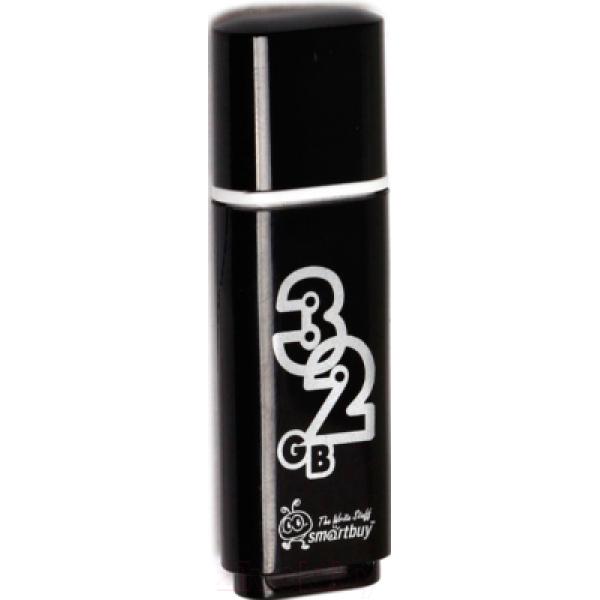 Usb flash накопитель SmartBuy Glossy Black 32Gb (SB32GBGS-K)