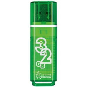Usb flash накопитель SmartBuy Glossy Green 32Gb (SB32GBGS-G)