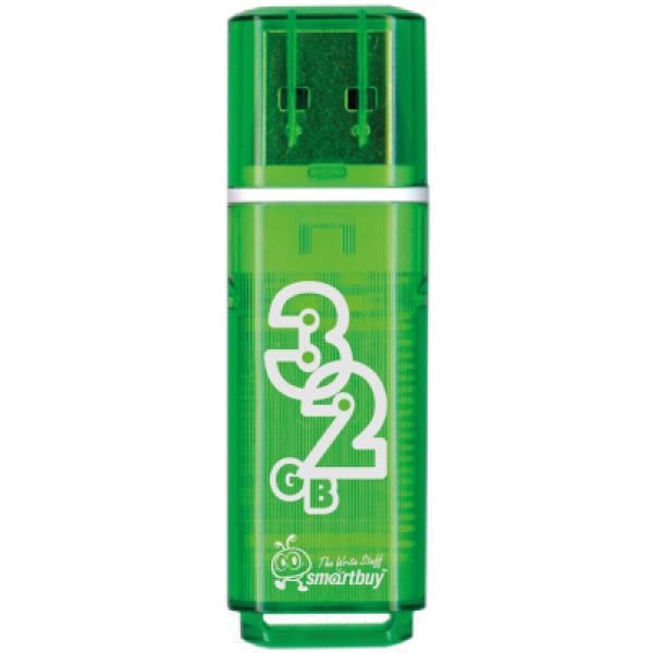 Usb flash накопитель SmartBuy Glossy Green 32Gb (SB32GBGS-G)