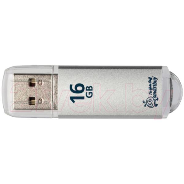 Usb flash накопитель SmartBuy V-Cut Series Silver 16Gb (SB16GBVC-S)